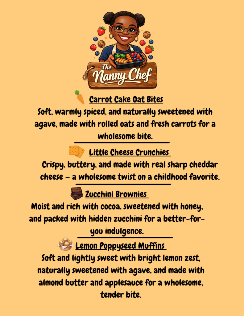 Snack Menu